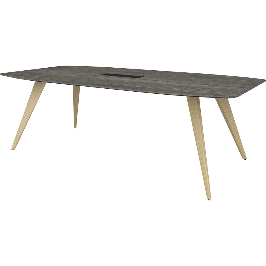 Lorell Charcoal Laminate Rectangular Conference Tabletop - 59688