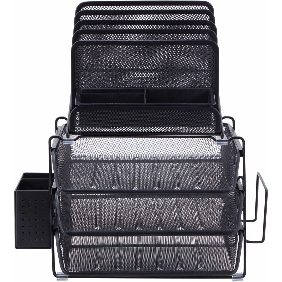 Lorell Divided 4-tier Desktop Organizer - 95251