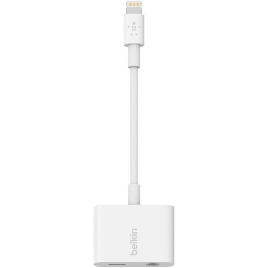 Belkin 3.5 mm Audio + Charge for iPhone and iPad Lightning Adapter - F8J212BTWHT