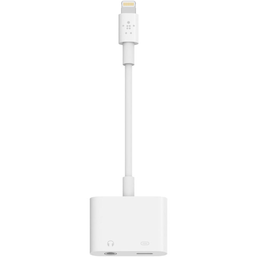 Belkin 3.5 mm Audio + Charge for iPhone and iPad Lightning Adapter - F8J212BTWHT