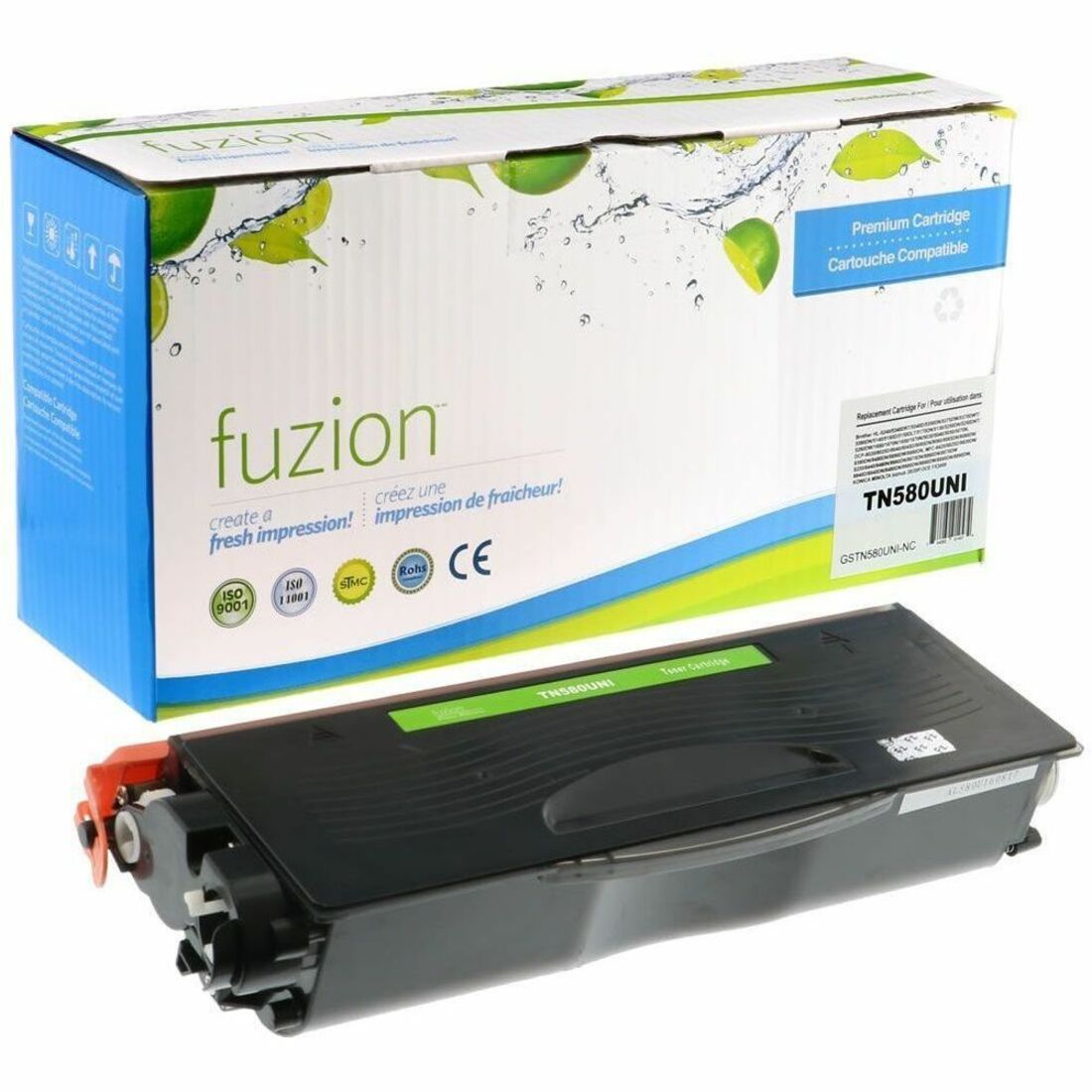 fuzion - Alternative for Brother TN580/TN650 Compatible Toner - Black