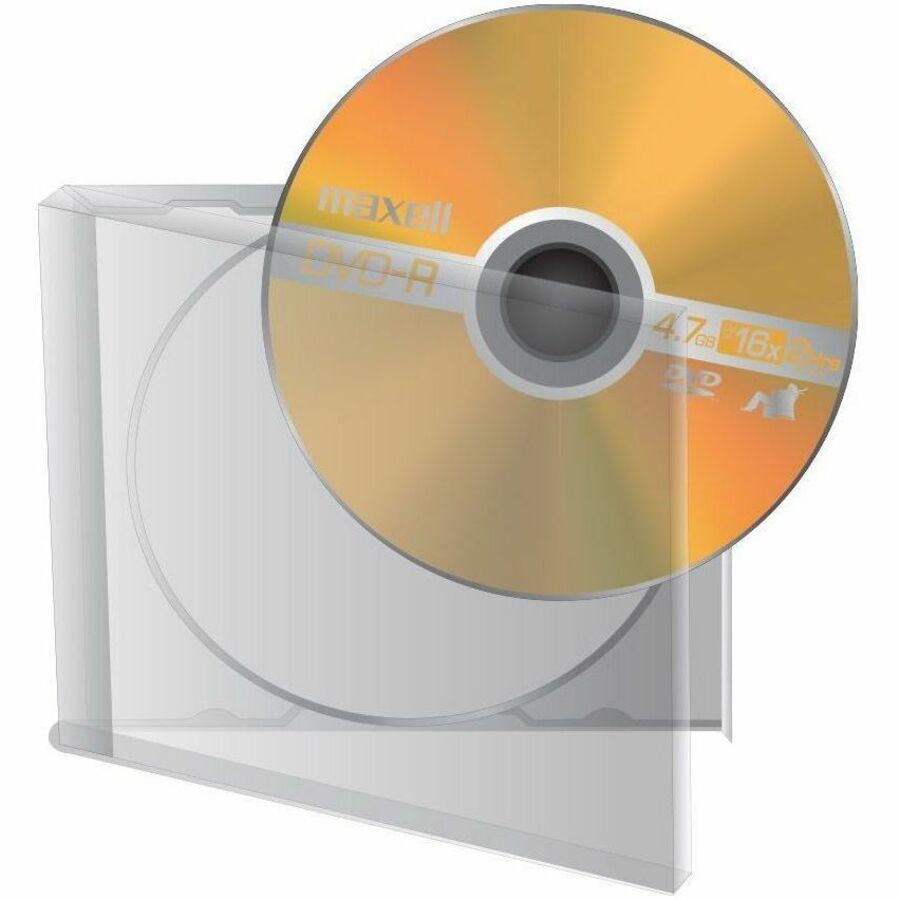 Maxell SlimLine CD-365 Optical Disc Case - 190074OD