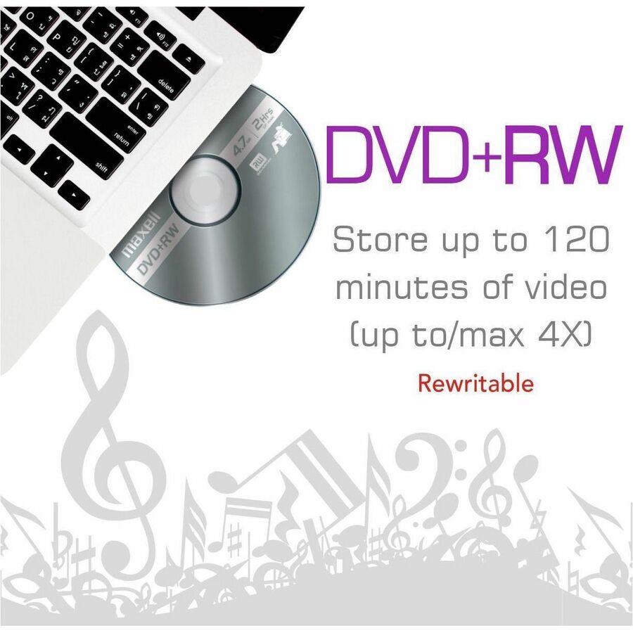 Maxell 4x DVD+RW Media - 634046