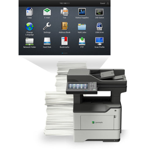 MX622ade Multifunction Monochrome Laser Printer - 36S0900