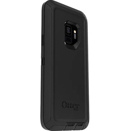 OtterBox Defender Rugged Carrying Case (Holster) Samsung Galaxy S9 Smartphone - Black - 77-57814