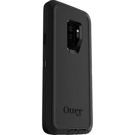 OtterBox Defender Rugged Carrying Case (Holster) Samsung Galaxy S9+ Smartphone - Black - 77-57992