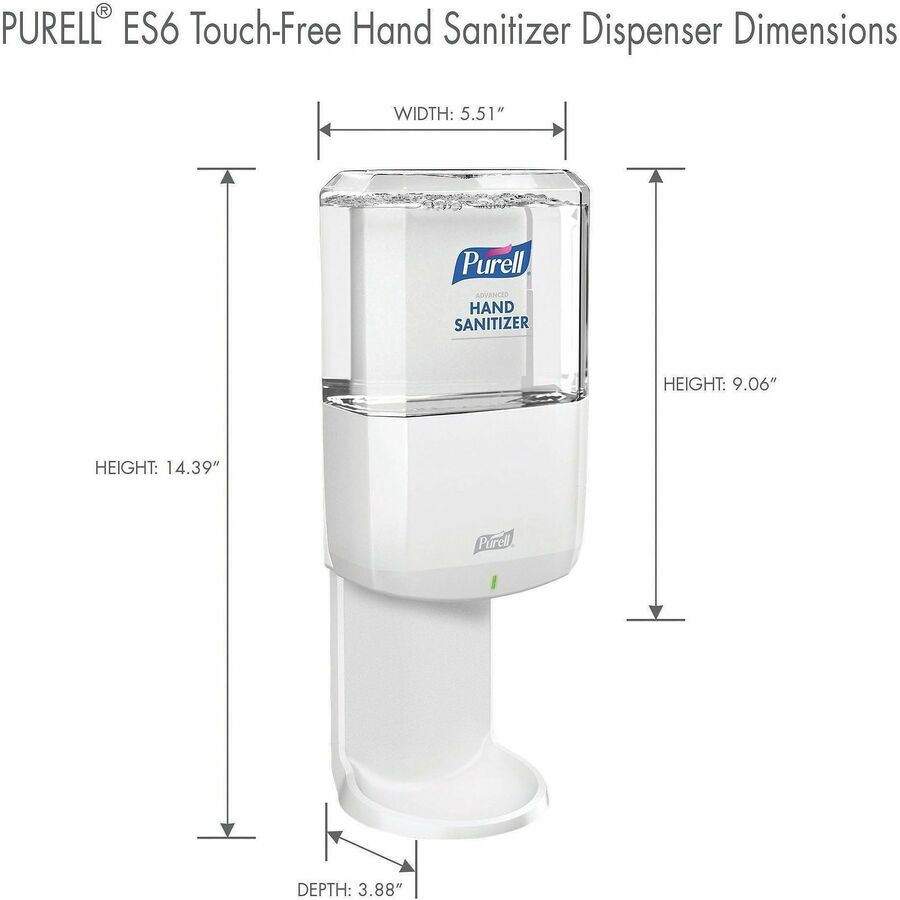 PURELL ES6 Touchless Hand Sanitizer Dispenser - 642001