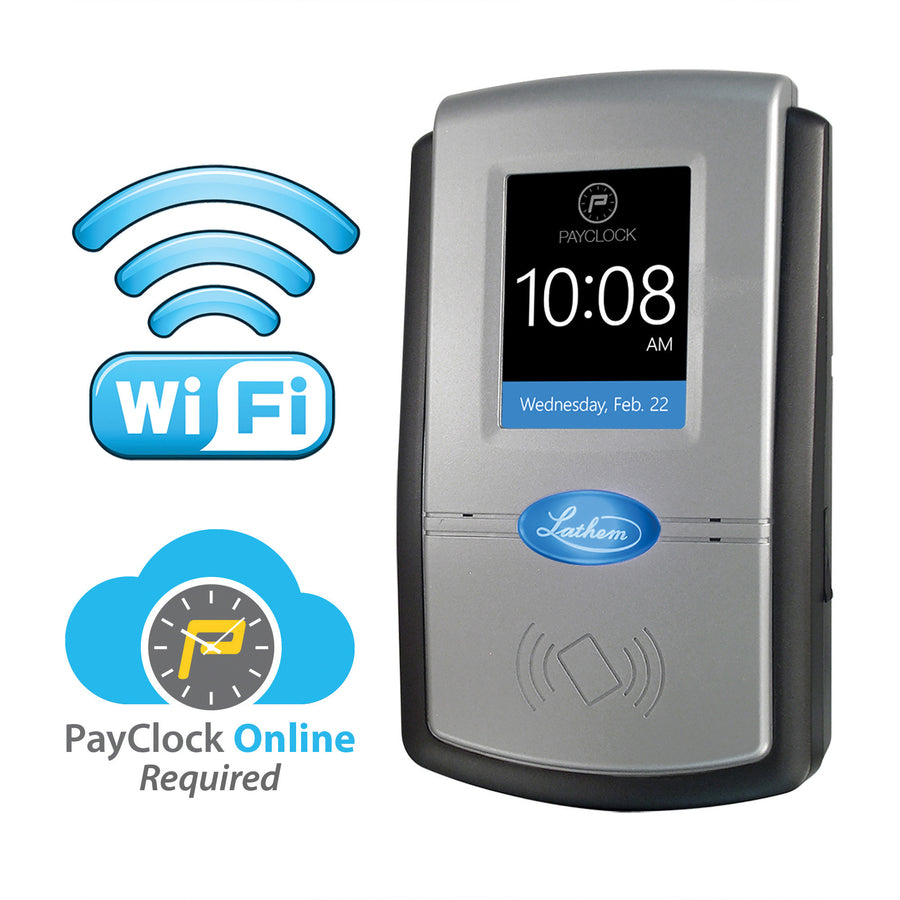 Lathem PC700 Touch Screen/Wi-Fi Time Clock - PC700WEB