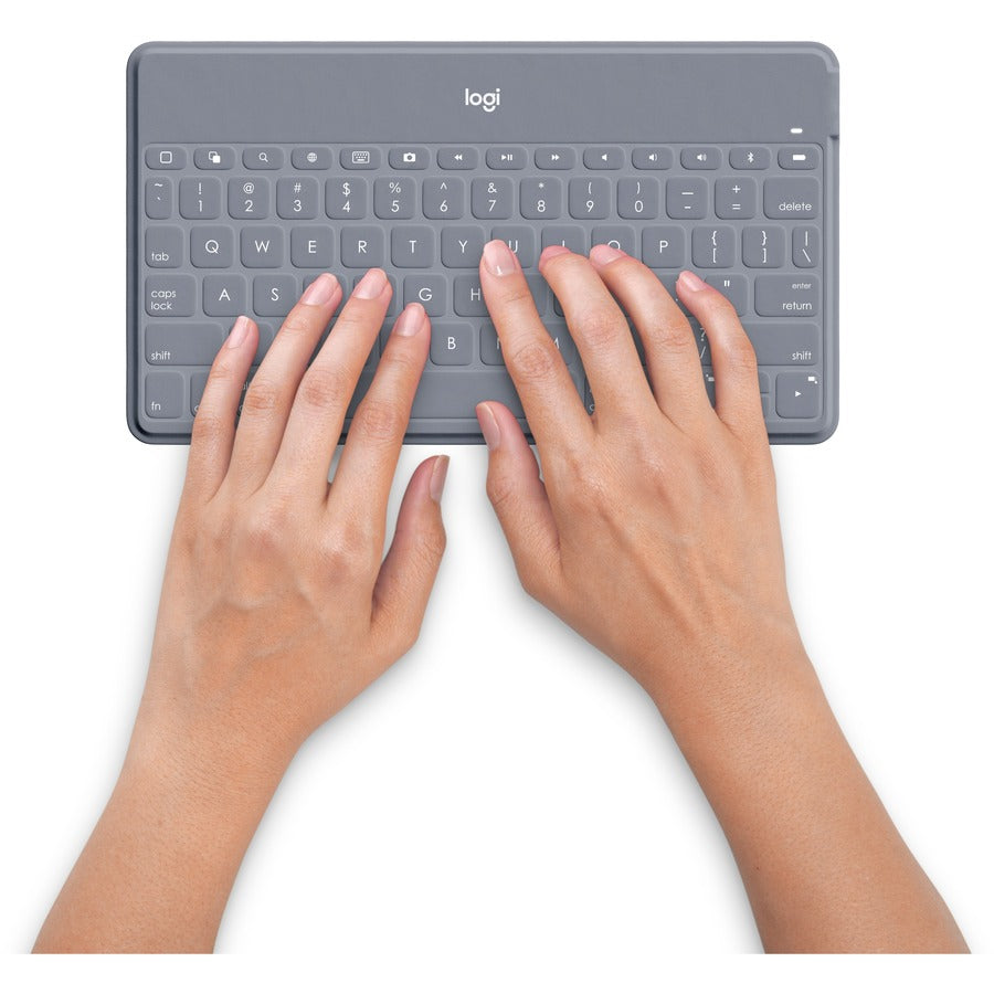 Keys-To-Go Super-Slim and Super-Light Bluetooth Keyboard for iPhone, iPad, and Apple TV - Stone - 920-008918