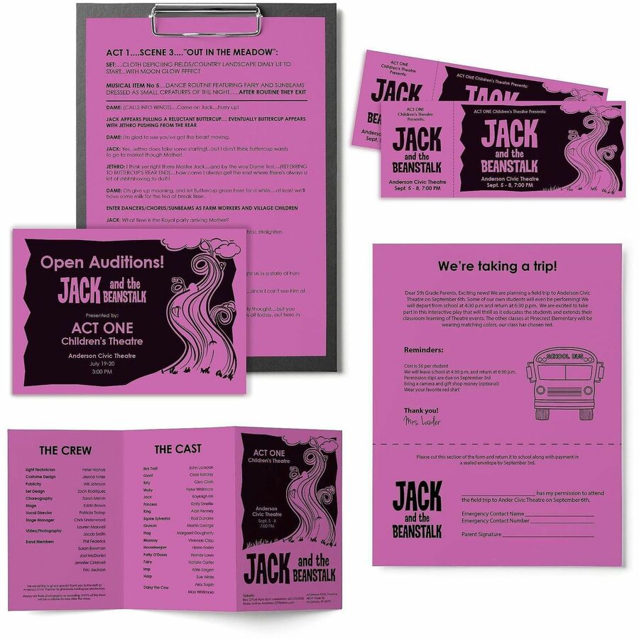 Astrobrights Color Copy Paper - Planetary Purple - 22671