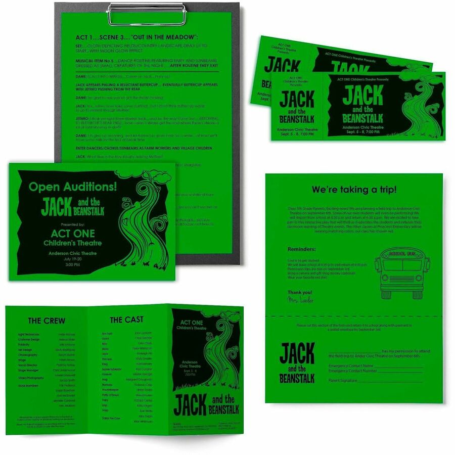 Neenah Color Paper - Green - 22541