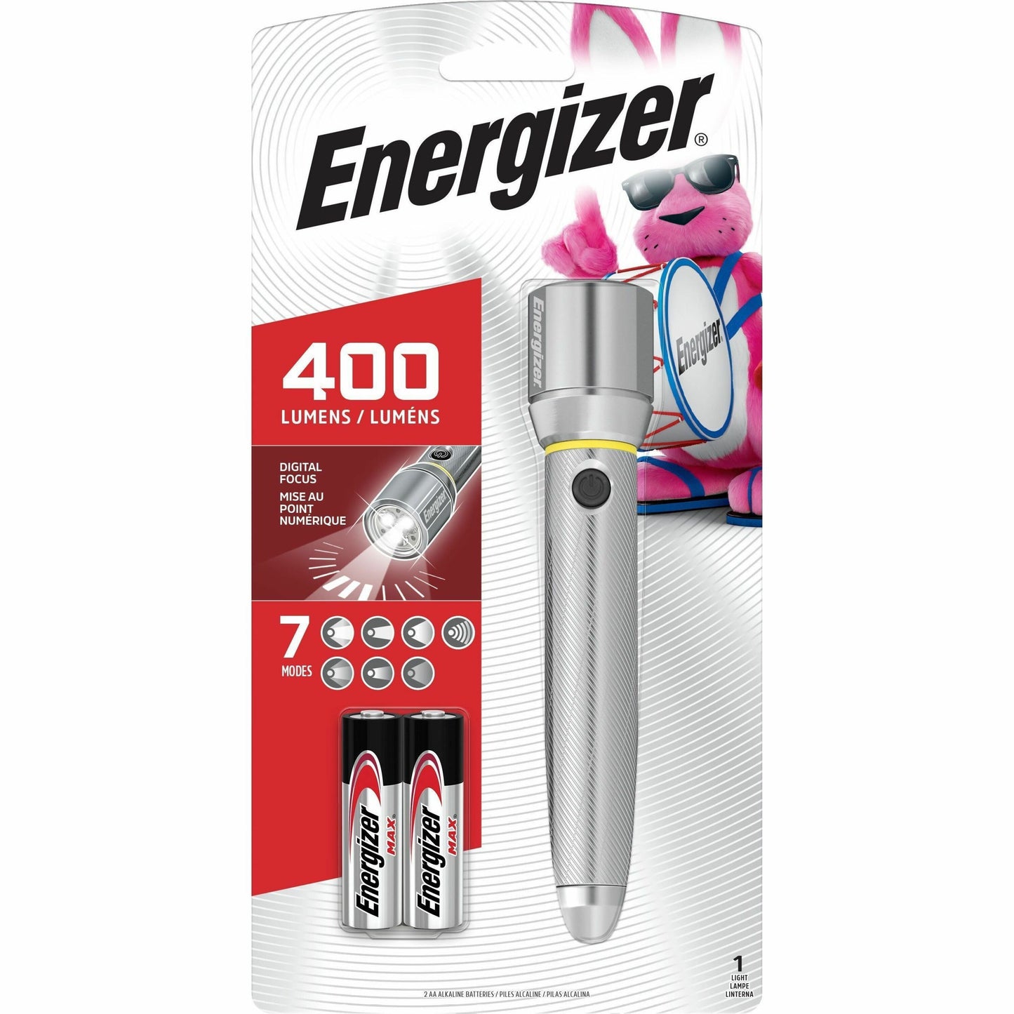 Energizer Vision HD Performance Metal Flashlight with Digital Focus