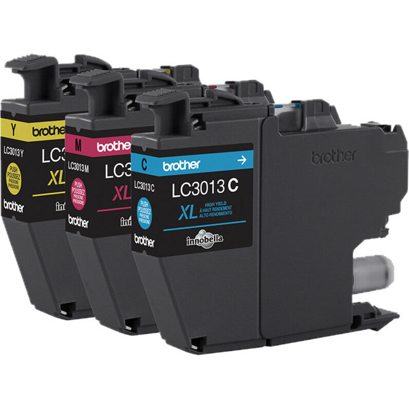 Brother LC30133PKS Original High Yield Inkjet Ink Cartridge - Tri-pack - Cyan, Magenta, Yellow - 2 / Pack - LC30133PKS