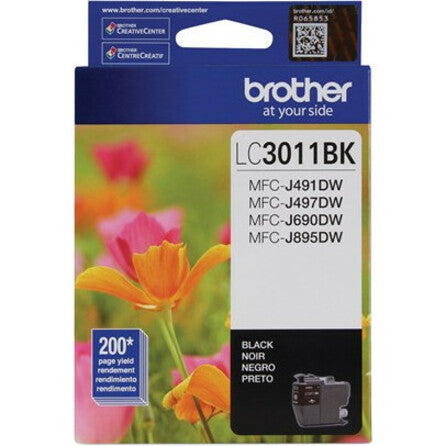 Brother Innobella LC3013BKS Original High Yield Inkjet Ink Cartridge - Single Pack - Black - 1 Each - LC3013BKS