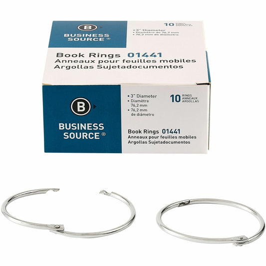 Business Source Standard Book Rings