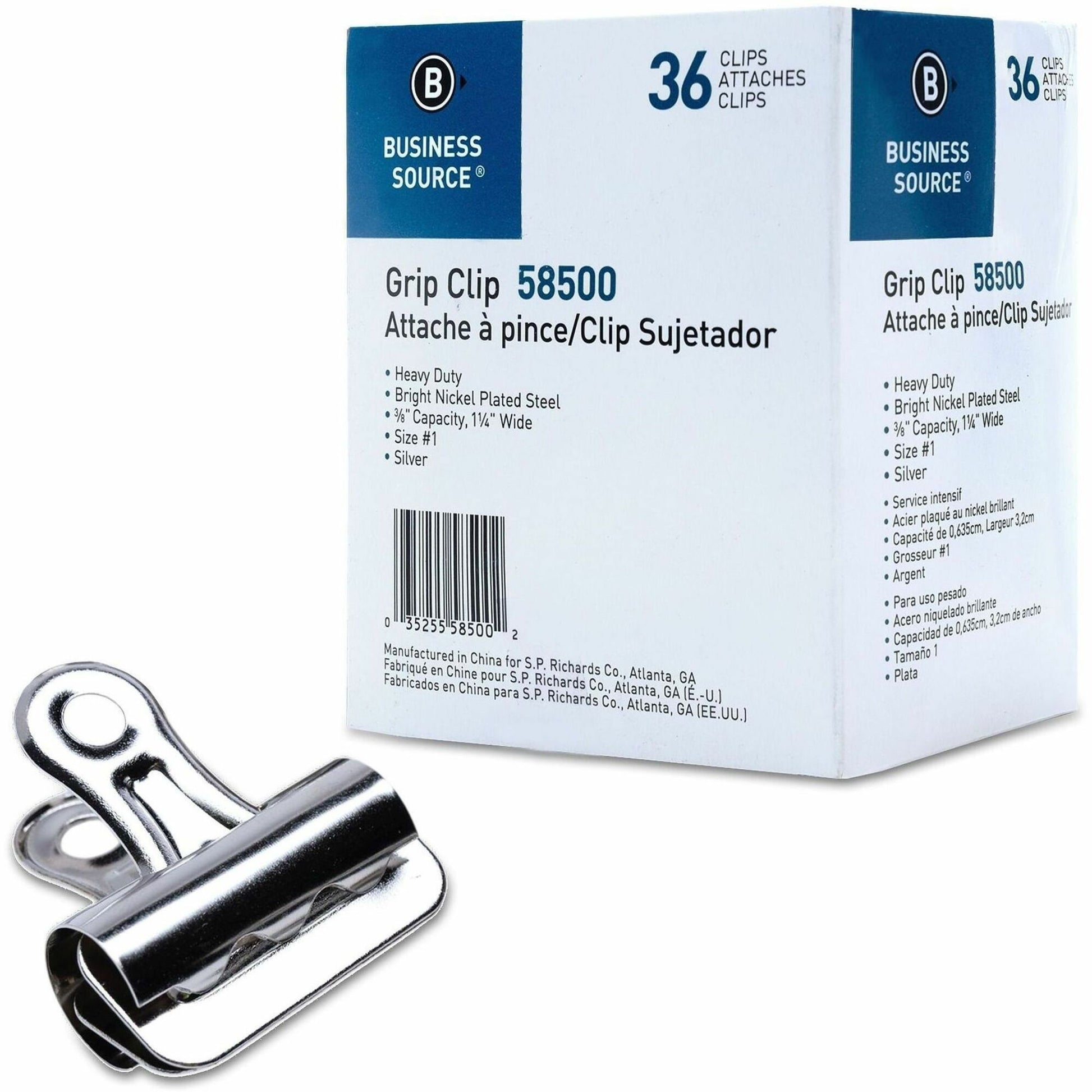 Business Source Bulldog Grip Clips