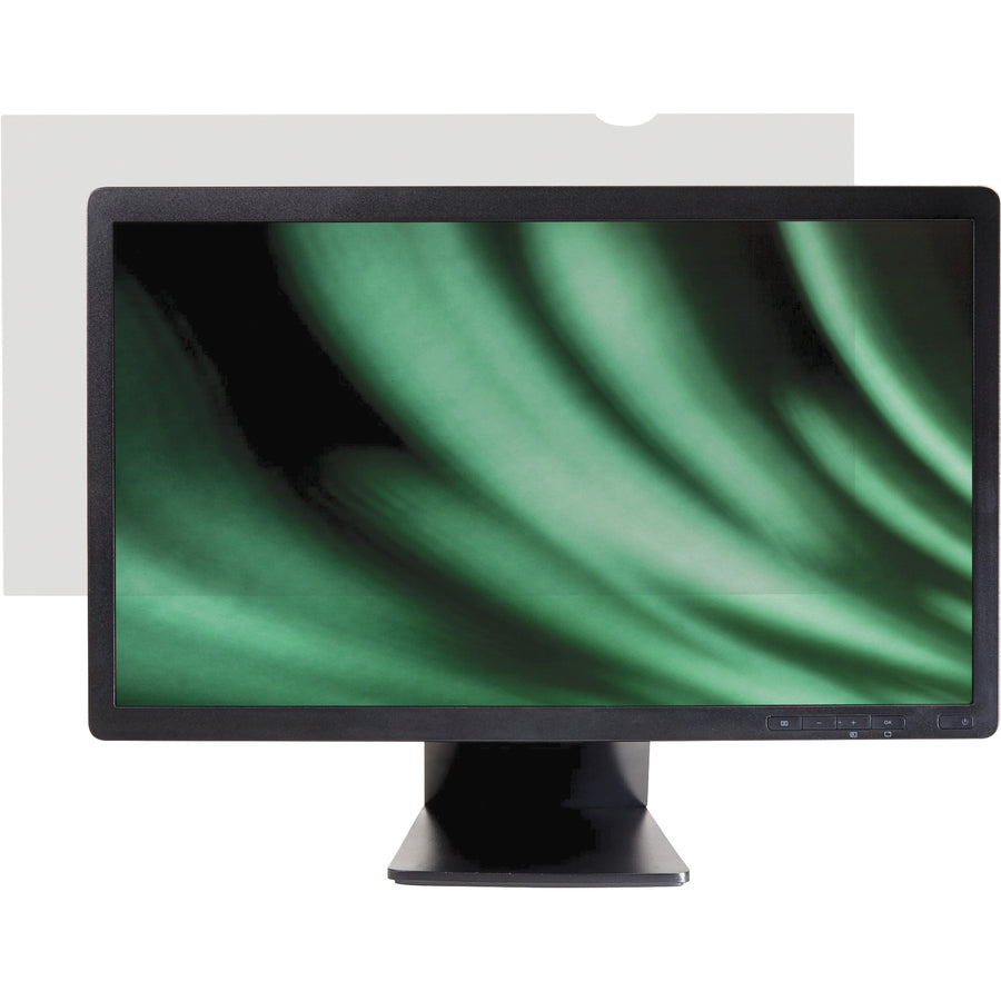 Business Source Widescreen Frameless Privacy Filter Black - 59351