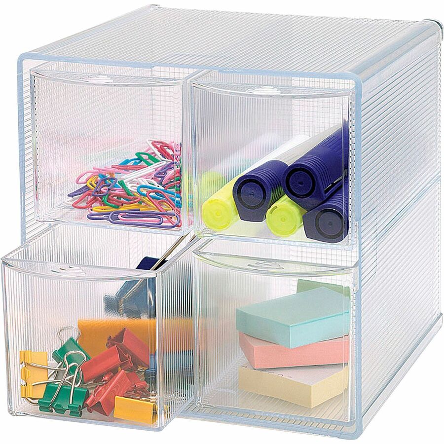 Business Source 4-drawer Storage Organizer - 82977