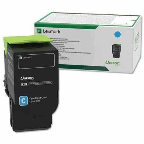 Lexmark Original Extra High Yield Laser Toner Cartridge - Cyan - 1 Each