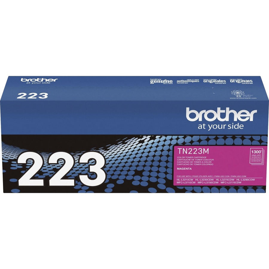 Brother TN-223M Original Standard Yield Laser Toner Cartridge - Magenta - 1 Each - TN223M