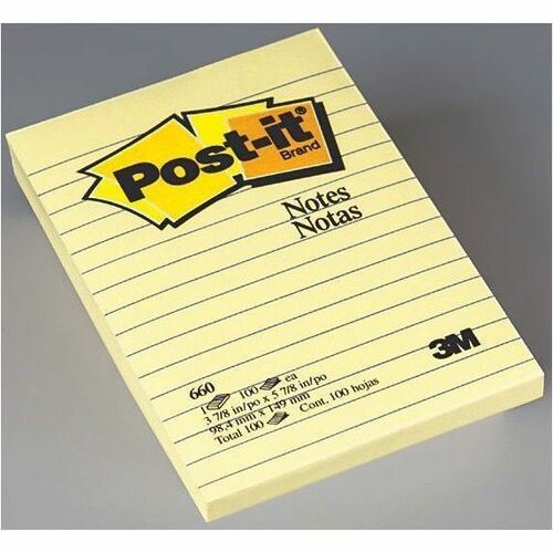 Post-it® 660 Ruled Note