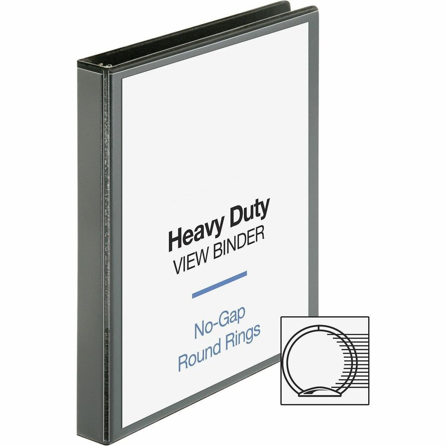Business Source Heavy-duty View Binder - 19600