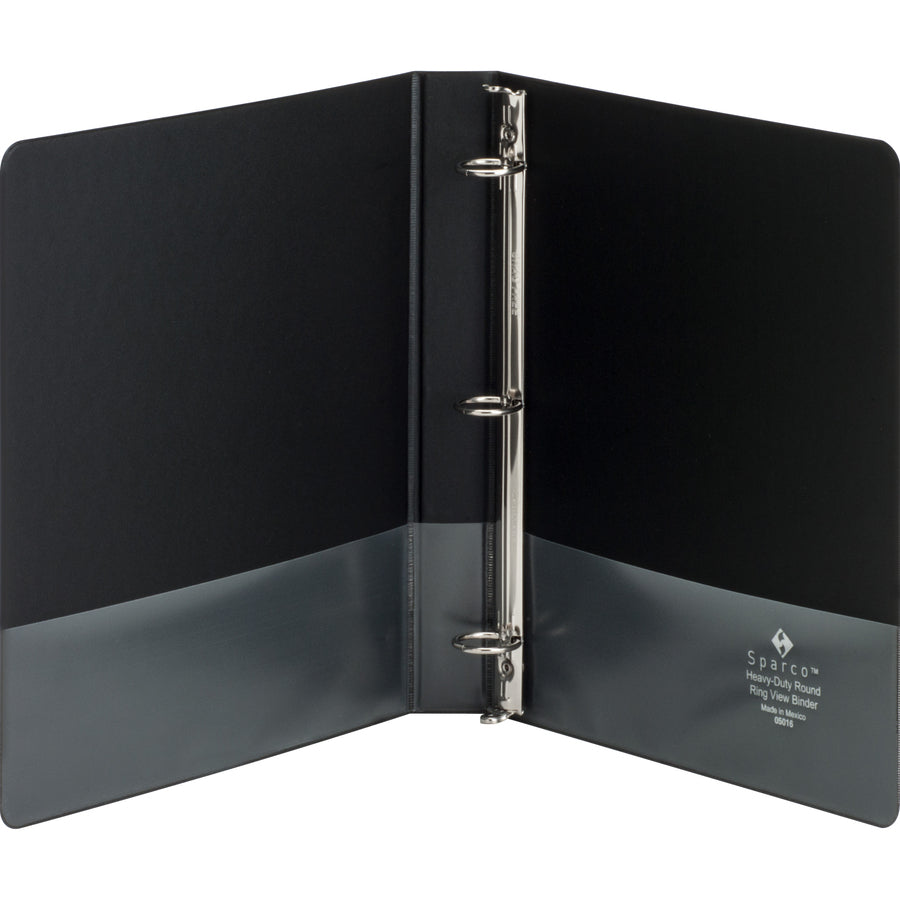 Business Source Heavy-duty View Binder - 19600