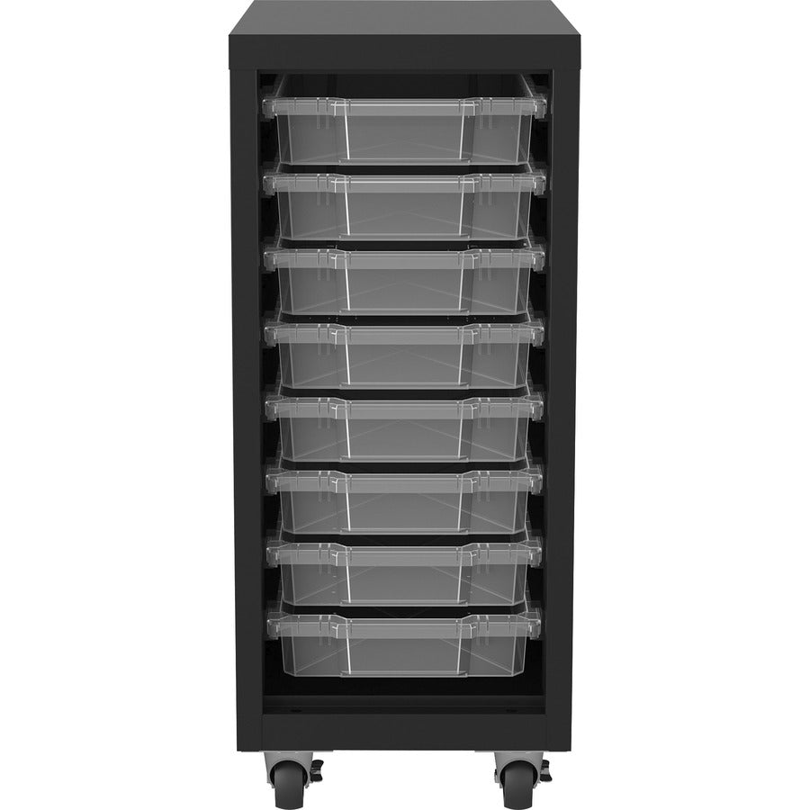Lorell Pull-out Bins Mobile Storage Tower - 71104