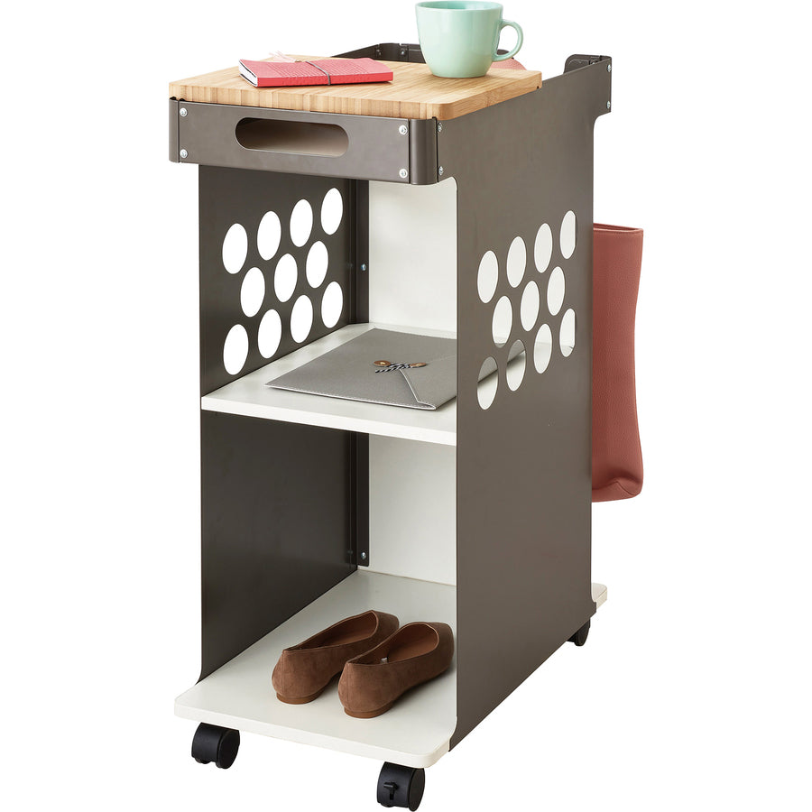 Safco Mini Rolling Storage Cart - 5209WH