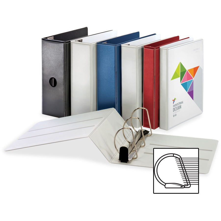 Business Source Red D-ring Binder - 26979