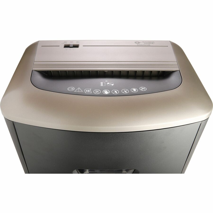 Business Source 6-gallon Bin Cross-cut Shredder - 70120