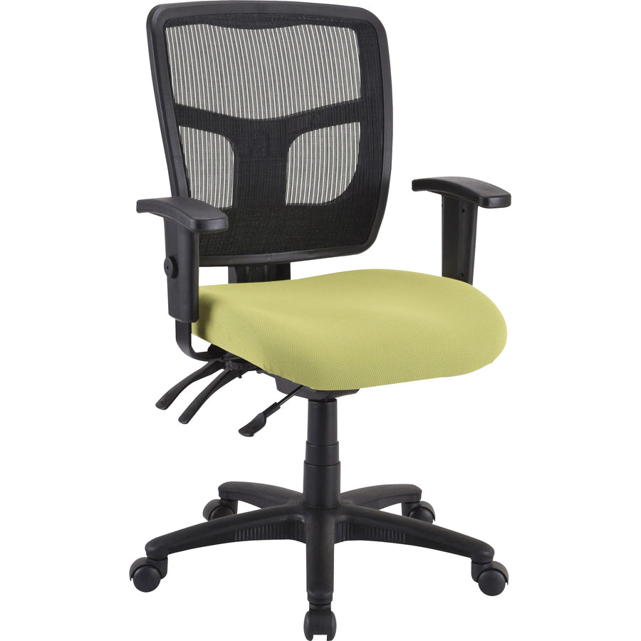 Lorell Ergomesh Executive Mesh Mid-Back Office Chair (86201) Frame - 86211