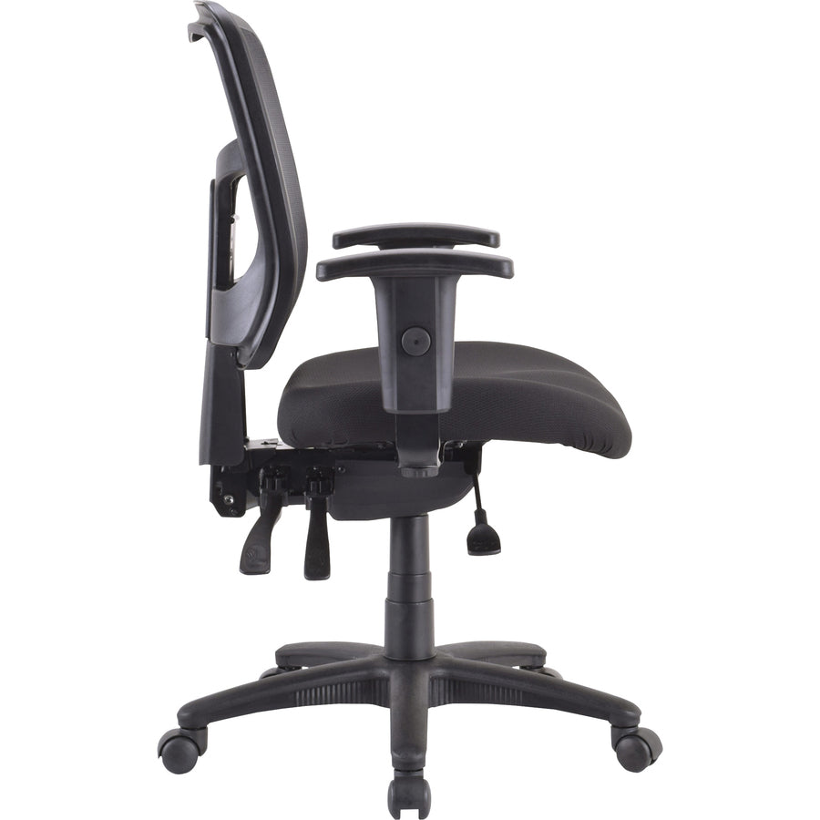 Lorell Ergomesh Executive Mesh Mid-Back Office Chair (86201) Frame - 86211
