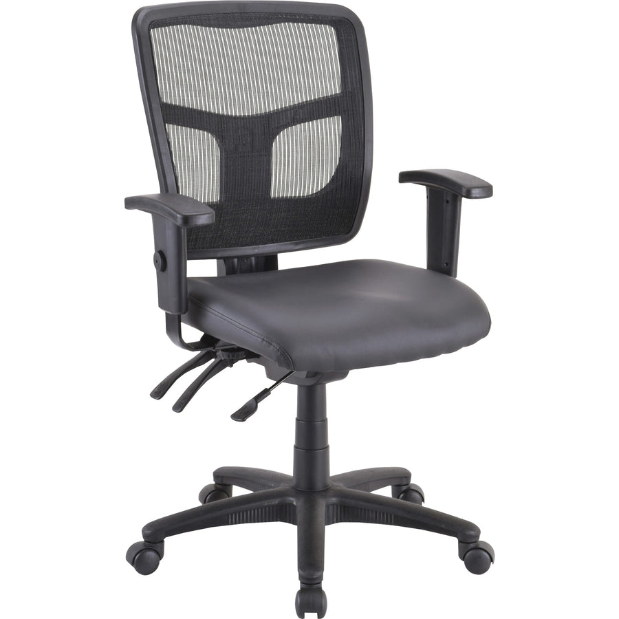 Lorell Ergomesh Executive Mesh Mid-Back Office Chair (86201) Frame - 86211