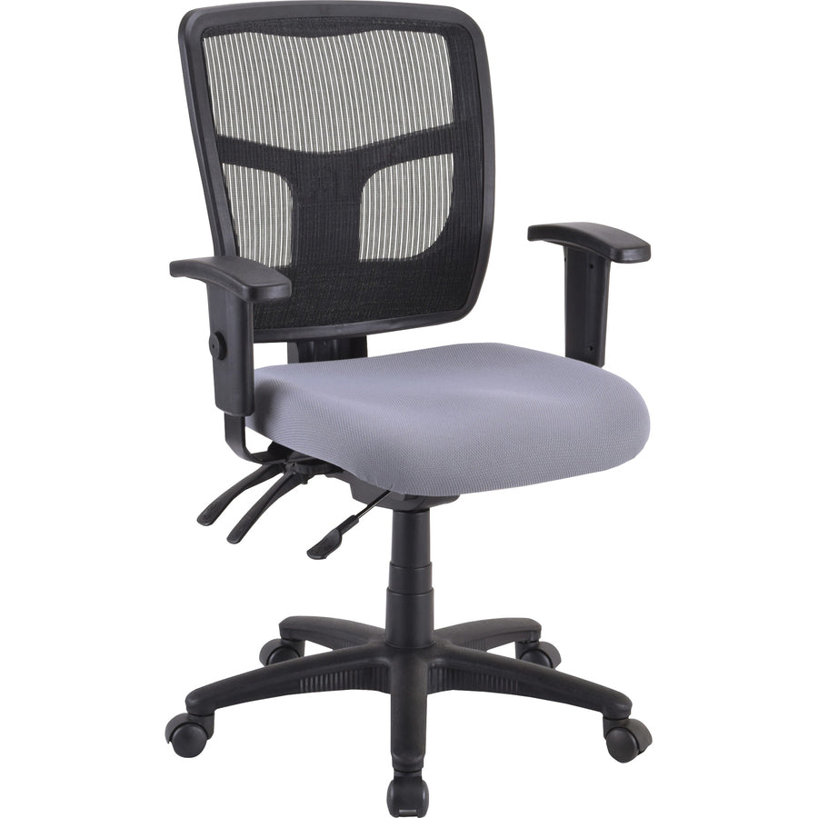 Lorell Ergomesh Executive Mesh Mid-Back Office Chair (86201) Frame - 86211