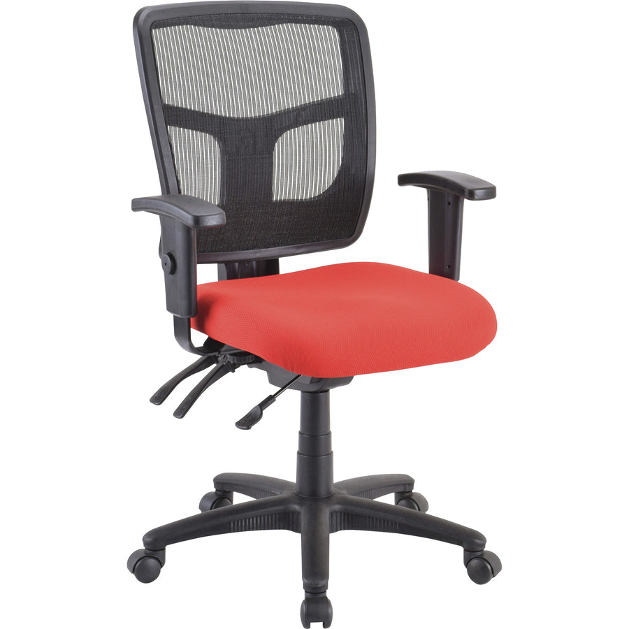 Lorell Ergomesh Executive Mesh Mid-Back Office Chair (86201) Frame - 86211