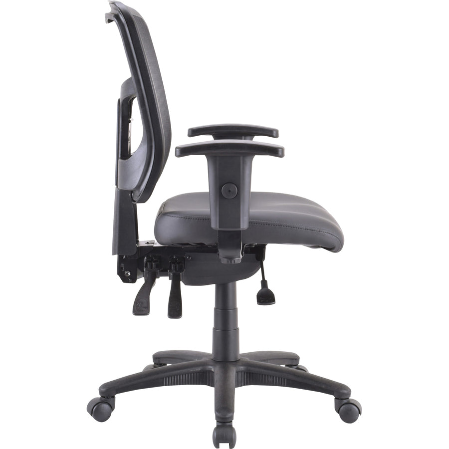 Lorell Ergomesh Executive Mesh Mid-Back Office Chair (86201) Frame - 86211