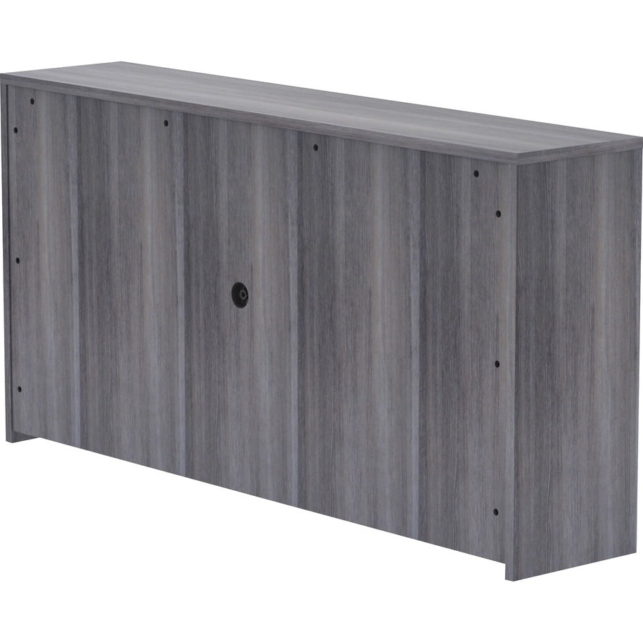 Lorell Essentials Series Stack-on Hutch with Doors - 69557