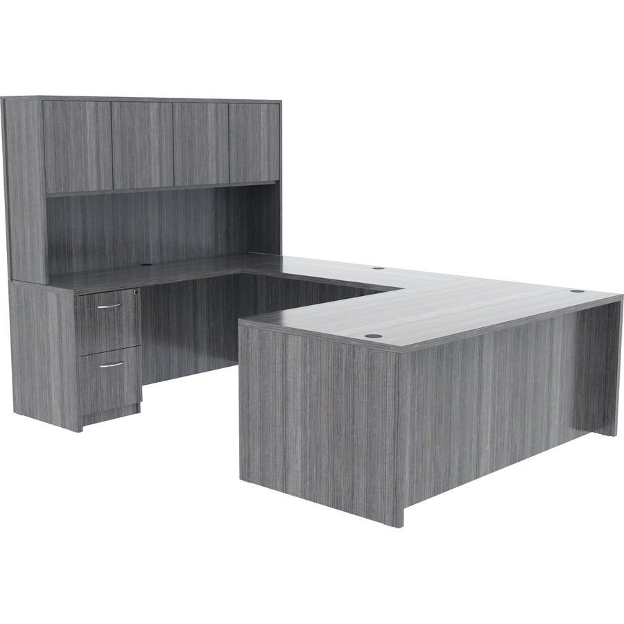 Lorell Essentials Series Stack-on Hutch with Doors - 69557