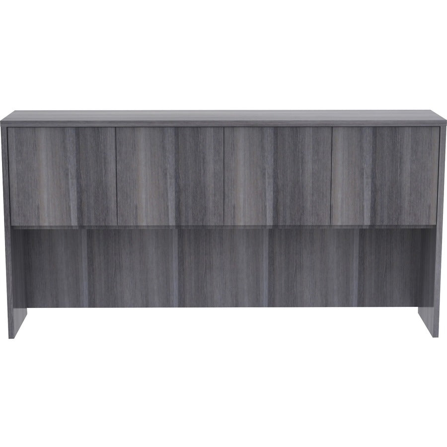 Lorell Essentials Series Stack-on Hutch with Doors - 69557