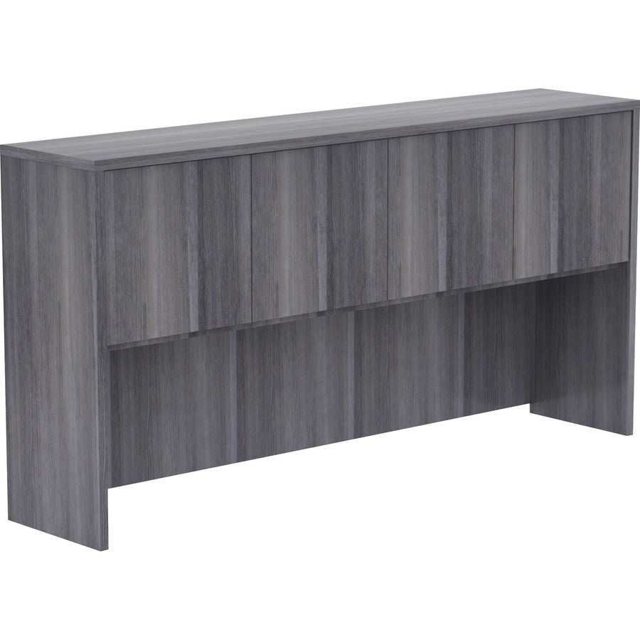 Lorell Essentials Series Stack-on Hutch with Doors - 69557