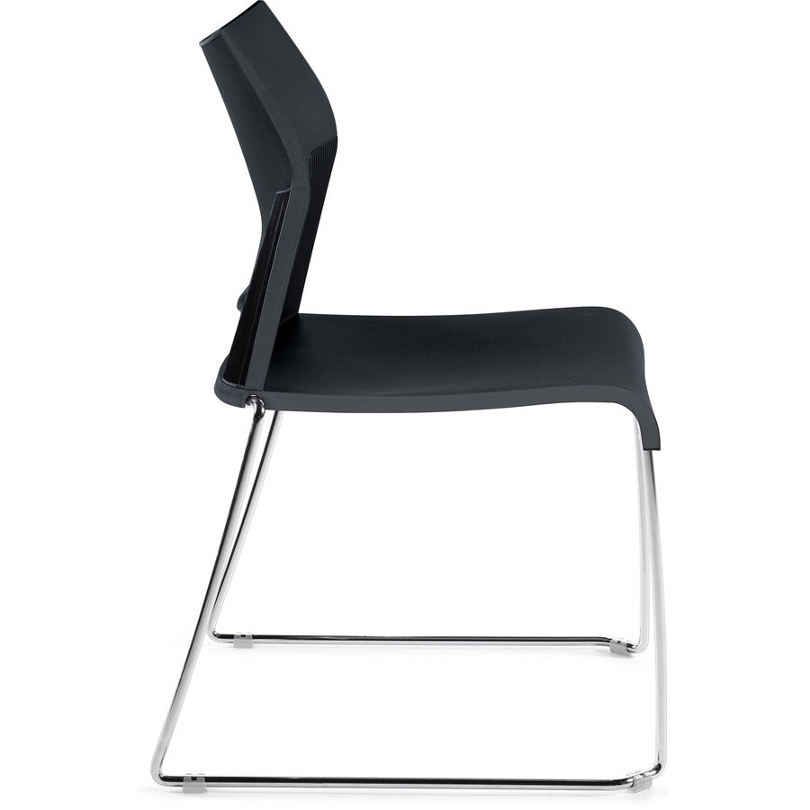 Global® Duet™ Stacking Chairs - 6621BLKCM