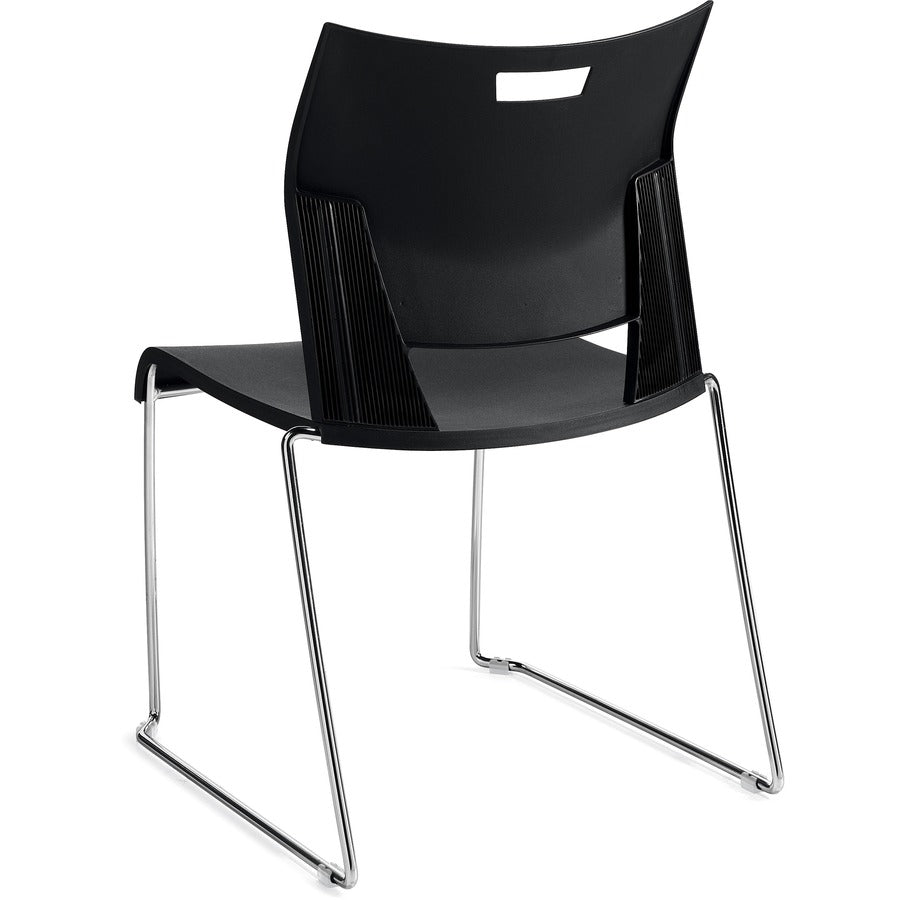 Global® Duet™ Stacking Chairs - 6621BLKCM