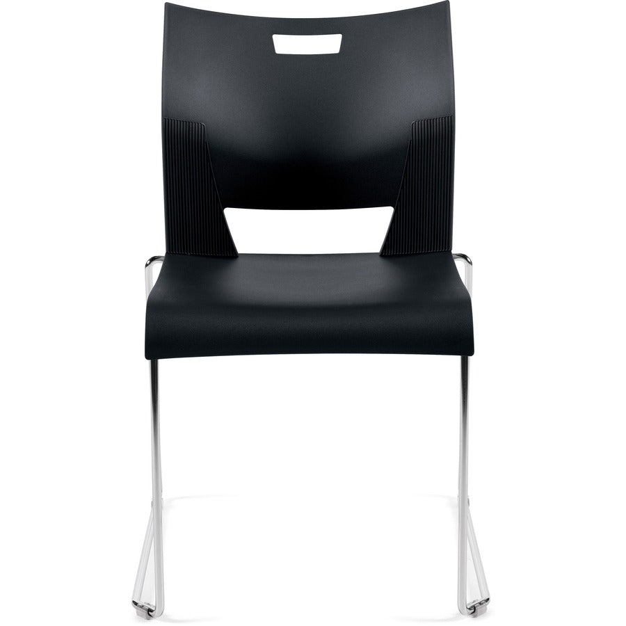 Global® Duet™ Stacking Chairs - 6621BLKCM