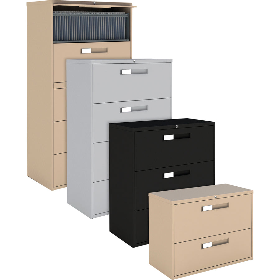 Global 9300 Series Centre Pull Lateral File - 2-Drawer - 93362F1HBL