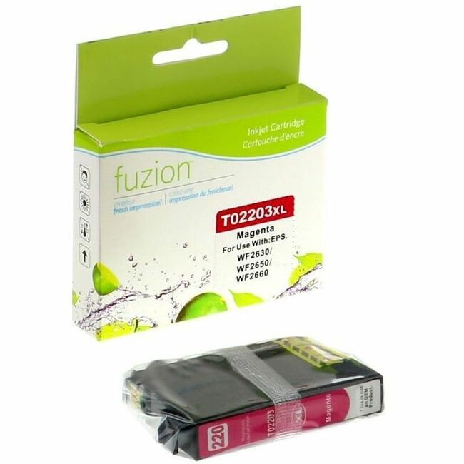 fuzion Remanufactured High Yield Inkjet Ink Cartridge 220XL (T220XL320) - Magenta - 1 Each
