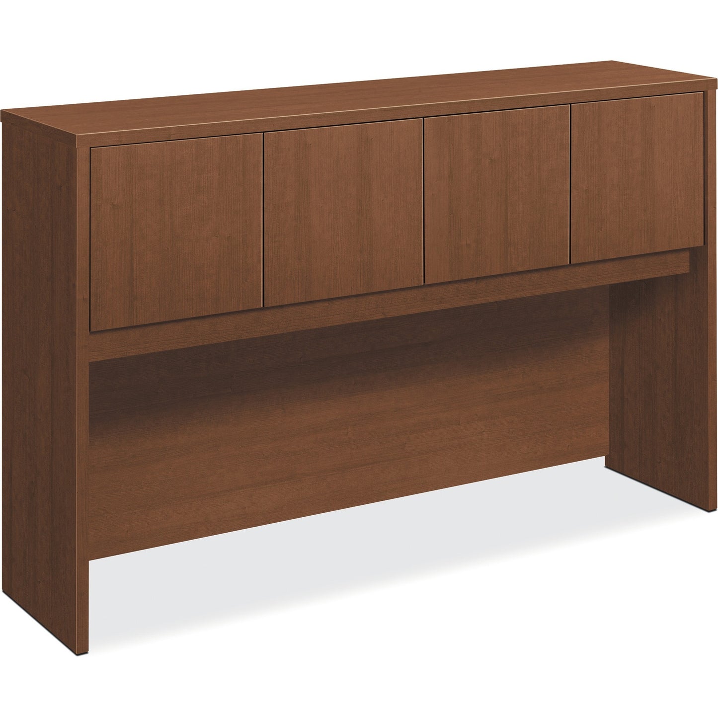 HON Foundation Shaker Cherry Laminate Desking Hutch