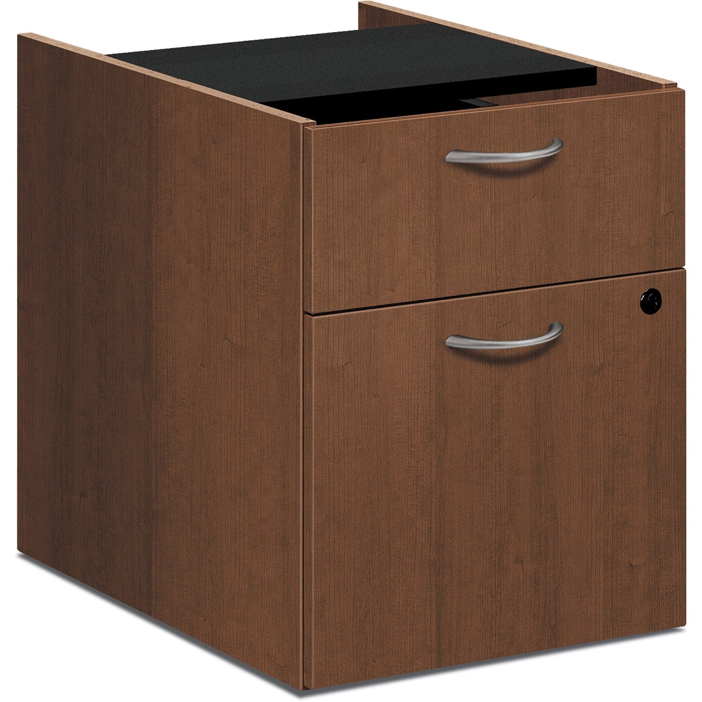 HON Foundation Shaker Cherry Laminate Desking Pedestal - 2-Drawer