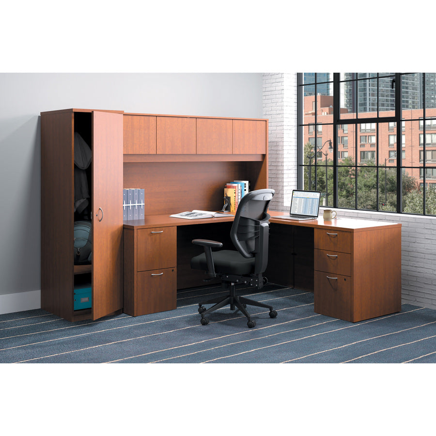 HON Foundation Shaker Cherry Laminate Desking - 2-Drawer - LMFFF