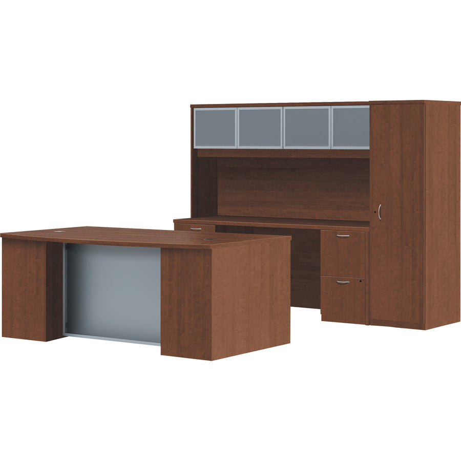HON Foundation Shaker Cherry Laminate Desking - 2-Drawer - LMFFF